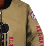 anaheim ducks minnie mouse gold bomber jacket best selling