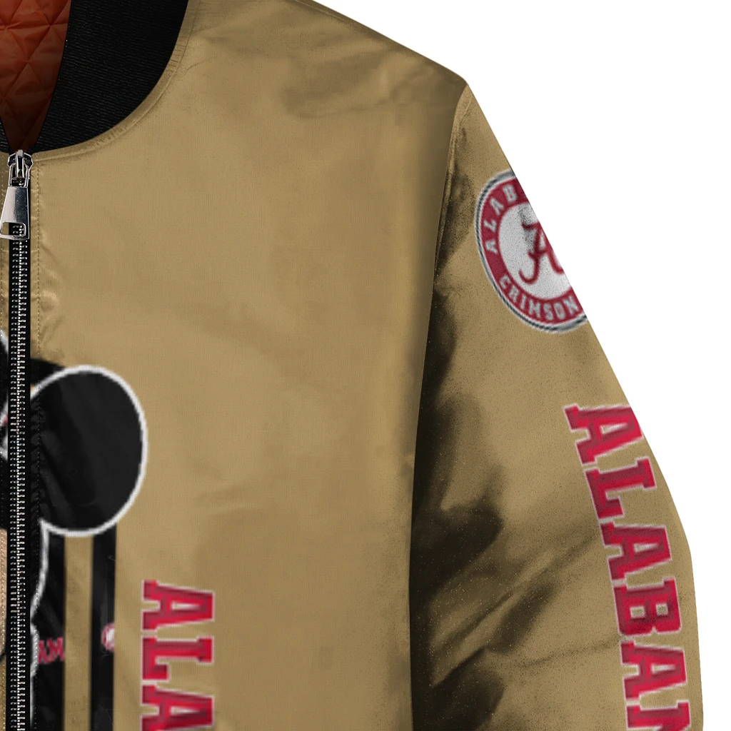 anaheim ducks minnie mouse gold bomber jacket premium grade anaheim ducks minnie mouse gold bomber jacket premium grade
