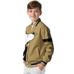 anaheim ducks snoopy attitude gold varsity jacket best selling