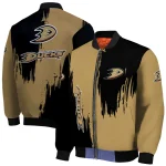 anaheim ducks urban mark gold bomber jacket best selling