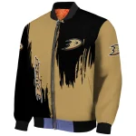 anaheim ducks urban mark gold bomber jacket best selling