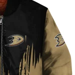 anaheim ducks urban mark gold bomber jacket best selling