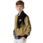 anaheim ducks urban mark gold bomber jacket best selling