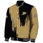 anaheim ducks urban mark gold varsity jacket best selling
