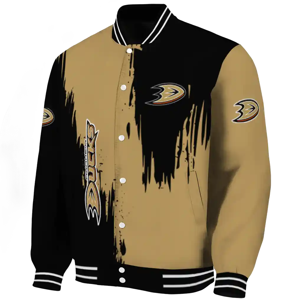anaheim ducks urban mark gold varsity jacket best selling anaheim ducks urban mark gold varsity jacket best selling