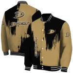 anaheim ducks urban mark gold varsity jacket best selling