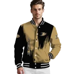 anaheim ducks urban mark gold varsity jacket best selling
