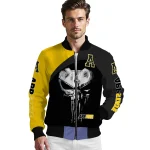 appalachian state mountaineers edgy mask black bomber jacket best selling