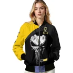 appalachian state mountaineers edgy mask black bomber jacket best selling