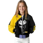 appalachian state mountaineers edgy mask black bomber jacket best selling