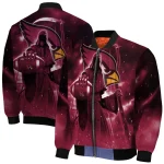 arizona cardinals shadow reaper red bomber jacket best selling
