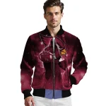 arizona cardinals shadow reaper red bomber jacket best selling