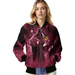 arizona cardinals shadow reaper red bomber jacket best selling