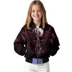 arizona cardinals skull bite red black bomber jacket best selling