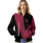 arizona cardinals urban mark red bomber jacket best selling
