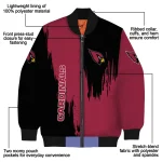 arizona cardinals urban mark red bomber jacket best selling