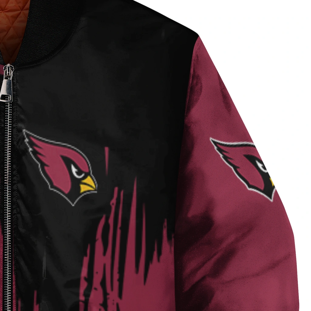 arizona cardinals urban mark red bomber jacket premium grade arizona cardinals urban mark red bomber jacket premium grade