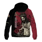 arizona coyotes jesus roses red black windbreaker jacket best selling
