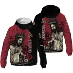 arizona coyotes jesus roses red black windbreaker jacket best selling