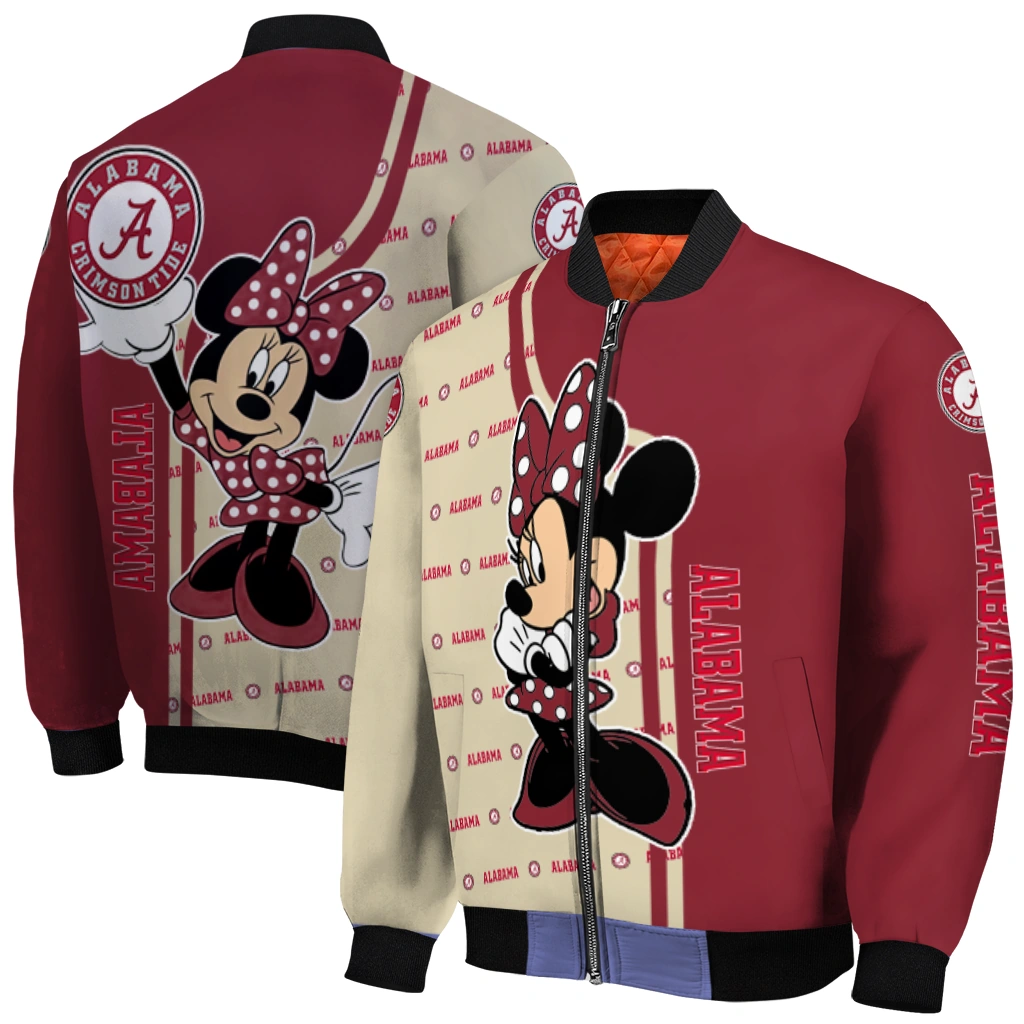 arizona coyotes minnie mouse red bomber jacket best selling arizona coyotes minnie mouse red bomber jacket best selling