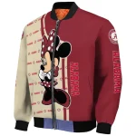 arizona coyotes minnie mouse red bomber jacket best selling