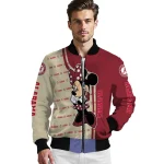 arizona coyotes minnie mouse red bomber jacket best selling