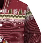 arizona coyotes snowy pines red varsity jacket best selling