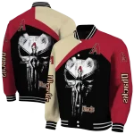 arizona diamondbacks edgy mask red black varsity jacket best selling