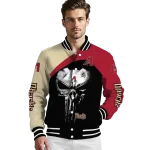 arizona diamondbacks edgy mask red black varsity jacket best selling