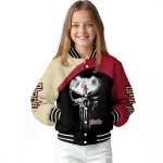 arizona diamondbacks edgy mask red black varsity jacket best selling