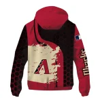 arizona diamondbacks hex splash red black windbreaker jacket best selling