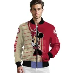 arizona diamondbacks minnie mouse red bomber jacket best selling