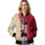 arizona diamondbacks minnie mouse red bomber jacket best selling