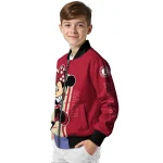 arizona diamondbacks minnie mouse red bomber jacket best selling