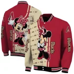 arizona diamondbacks minnie mouse red varsity jacket best selling