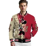 arizona diamondbacks minnie mouse red varsity jacket best selling