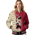 arizona diamondbacks minnie mouse red varsity jacket best selling