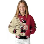arizona diamondbacks minnie mouse red varsity jacket best selling