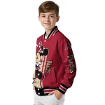 arizona diamondbacks minnie mouse red varsity jacket best selling