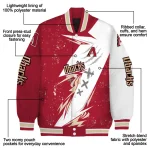 arizona diamondbacks ripped bolt red white varsity jacket best selling
