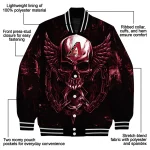 arizona diamondbacks skull bite red black varsity jacket best selling