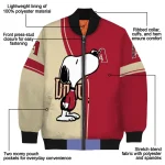 arizona diamondbacks snoopy attitude red bomber jacket best selling