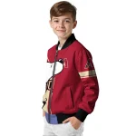 arizona diamondbacks snoopy attitude red bomber jacket best selling