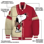 arizona diamondbacks snoopy attitude red varsity jacket best selling