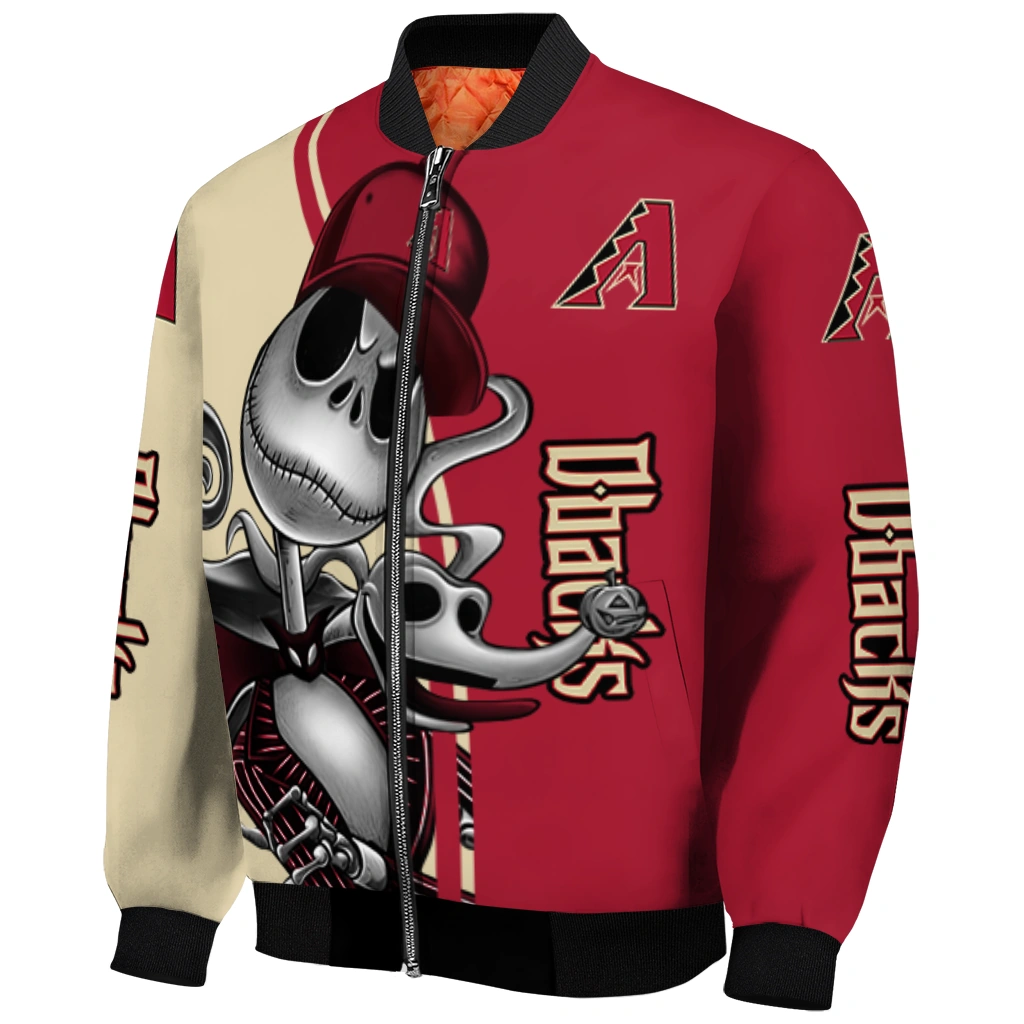 arizona diamondbacks spooky grin red bomber jacket fashion forward arizona diamondbacks spooky grin red bomber jacket fashion forward
