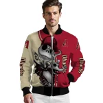 arizona diamondbacks spooky grin red bomber jacket best selling