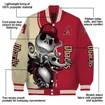 arizona diamondbacks spooky grin red varsity jacket best selling