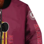 arizona state sun devils minnie mouse maroon bomber jacket best selling