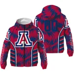 arizona wildcats dynamic heat wave red windbreaker jacket best selling