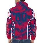 arizona wildcats dynamic heat wave red windbreaker jacket best selling
